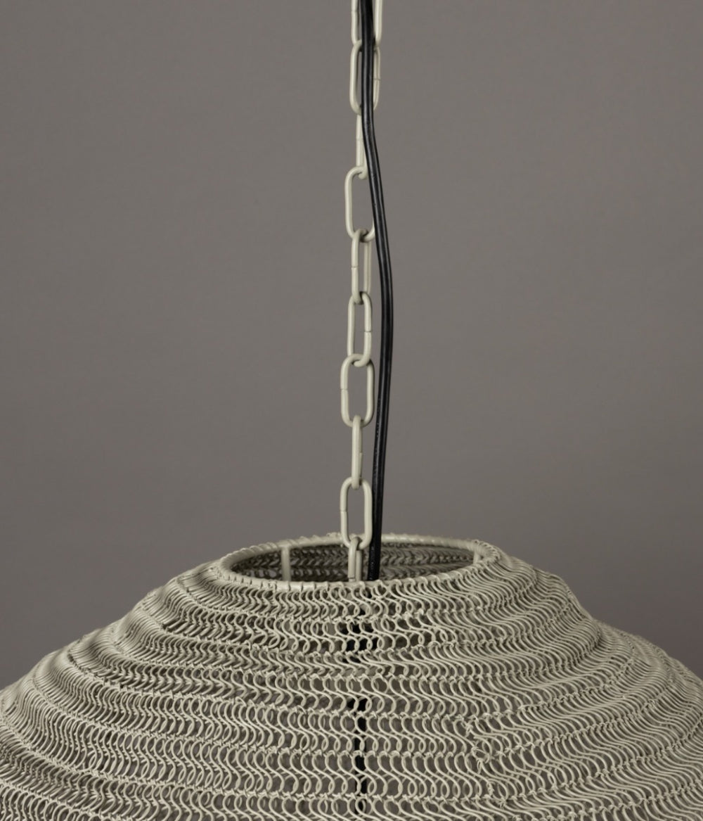 Dutchbone Meezan Lampe pendante M - Ø 30 cm - Style vintage - Gris