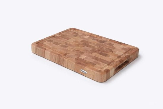 Butler - Planche à découper - Hêtre cuivré - Avec canal à jus - 40 x 30 x 4 cm
