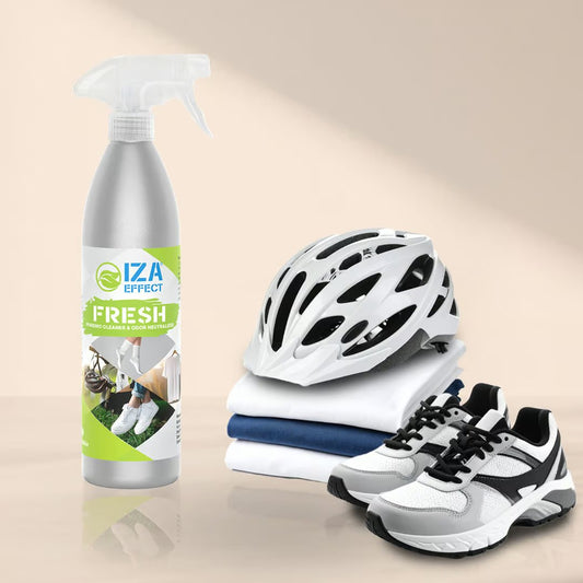 Spray textile IZA Effect Fresh - Neutralise les odeurs - Réduit les bactéries - Pour les vêtements et les chaussures - 450 ml
