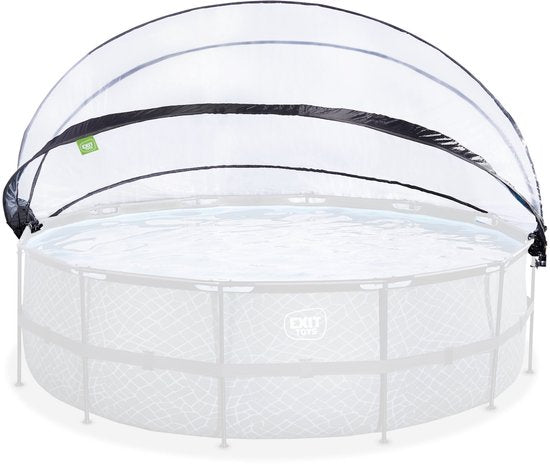 EXIT Abri de piscine ECO ø488 cm - Dôme de piscine - Universel - Accessoire de piscine - Résistant aux intempéries