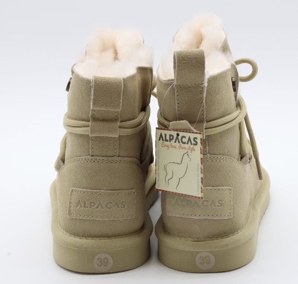 Bottes d'hiver Alpacas W66C0112B - Femme - Sable - Taille 37