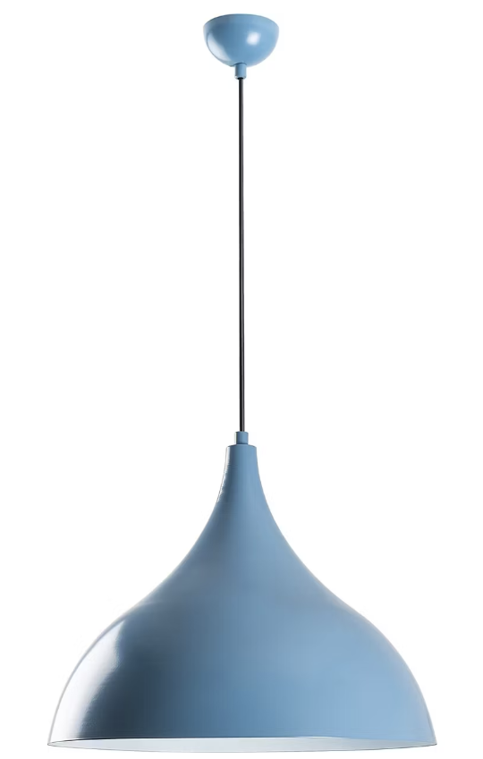 Opviq Bitlisim Lampe suspendue Bleu clair | Ø41 x H35 cm | Hauteur réglable