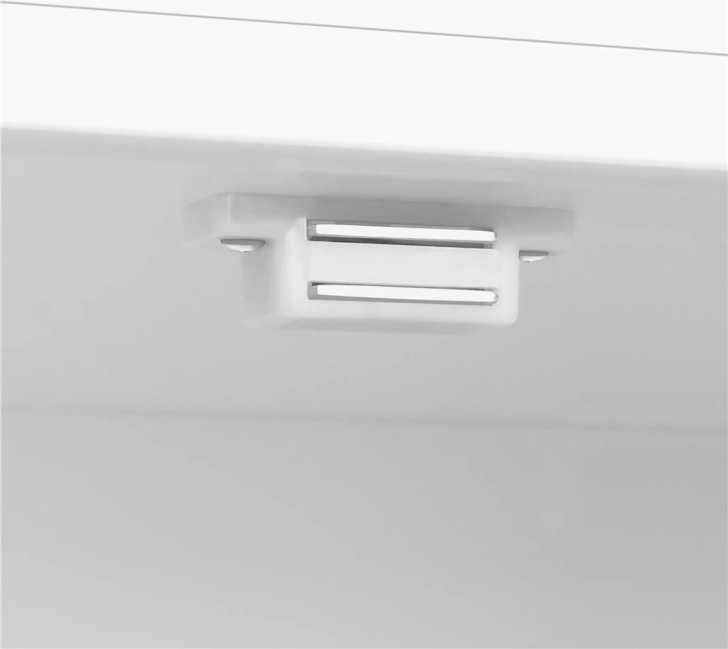 Yaheetech Meuble de salle de bain avec 4 tiroirs et 1 porte - équipé d'une étagère réglable, d'un système anti-basculement et d'un revêtement hydrofuge - pour la salle de bain et le salon - Mdf blanc - 81 x 30 x 81,5 cm