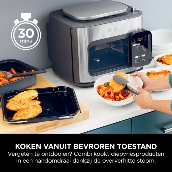 Multicuiseur, four et friteuse à air chaud Ninja Combi 12-en-1 - 12,5 litres - Repas complets en 15 minutes - SFP700EU