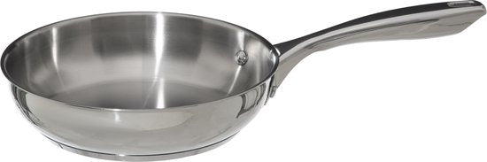 Secret de Gourmet - Poêle à frire - Compatible avec toutes les plaques de cuisson/sources de chaleur - argent - Diamètre 20 cm