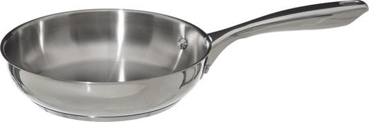 Secret de Gourmet - Poêle à frire - Compatible avec toutes les plaques de cuisson/sources de chaleur - argent - Diamètre 20 cm