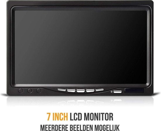 Ensemble de caméra de recul Strex sans fil - Écran 7" - Vision nocturne 18LED 15m - IP67 étanche - Caméra de recul - Convient pour tous types de véhicules