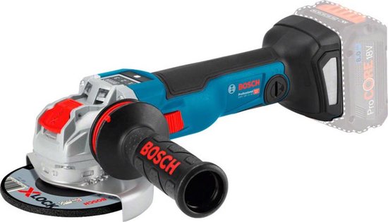 Meuleuse d'angle sans fil Bosch Professional GWX 18V-10 SC 125 mm X-LOCK 18V Basic Body dans un coffret L-Boxx - 06017B0400