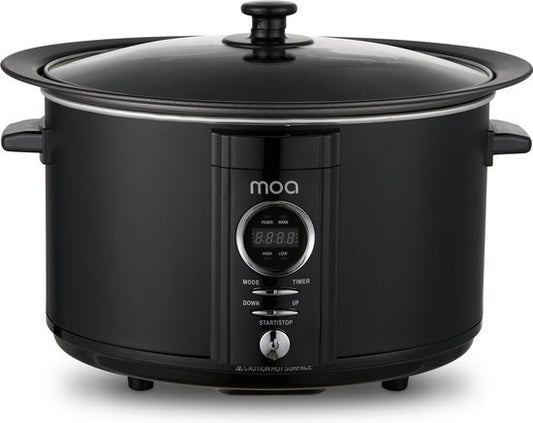 Mijoteuse MOA Digital - 6,5 litres - Noir - Sans BPA - SC65DB