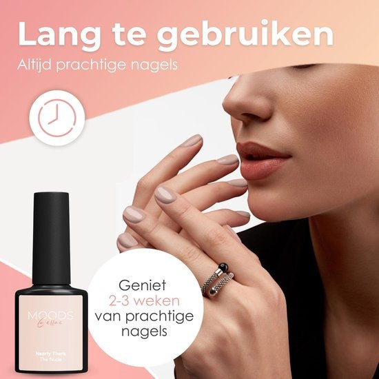 Vernis à ongles en gel - Moods Gellac - Ensemble de 6 pièces - 8ML - Kit de démarrage - Édition Nude - Ongles - Kit de démarrage de vernis en gel
