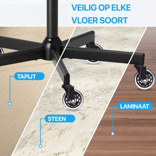 Avint Goods Roulettes de chaise de bureau - Roulettes de chaise de bureau - Roulettes pivotantes - 10mm - Lot de 5 - Travailler à domicile sans tapis de chaise de bureau ni protecteur de sol