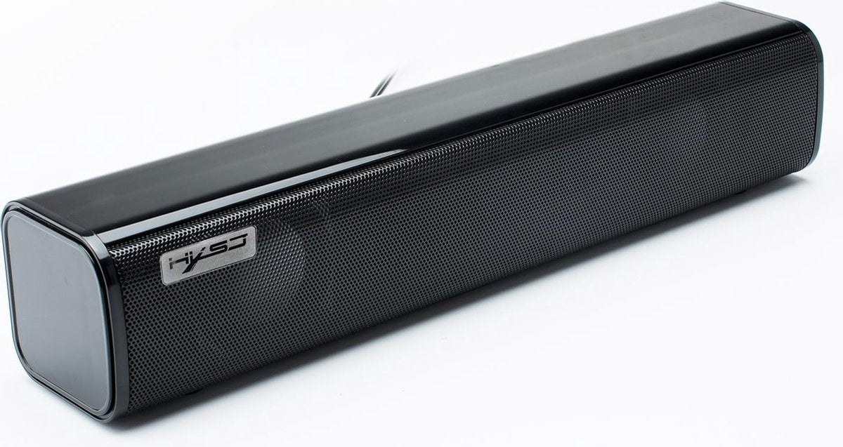HXSJ Q2 Soundbar PC Speaker - USB - pour ordinateurs de bureau / portables / téléviseurs intelligents / projecteurs - Noir