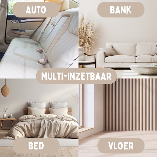 By Cee Cee Original Dog Rug Bench - Panier pour chien - Premium - Entièrement dézippable - Beige - 85x90 - Taille M