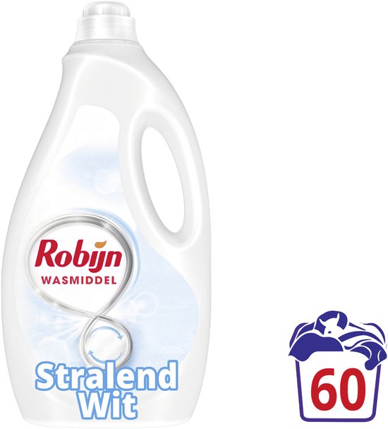 Robijn - Lessive liquide - Blanc éclatant - 60 lavages