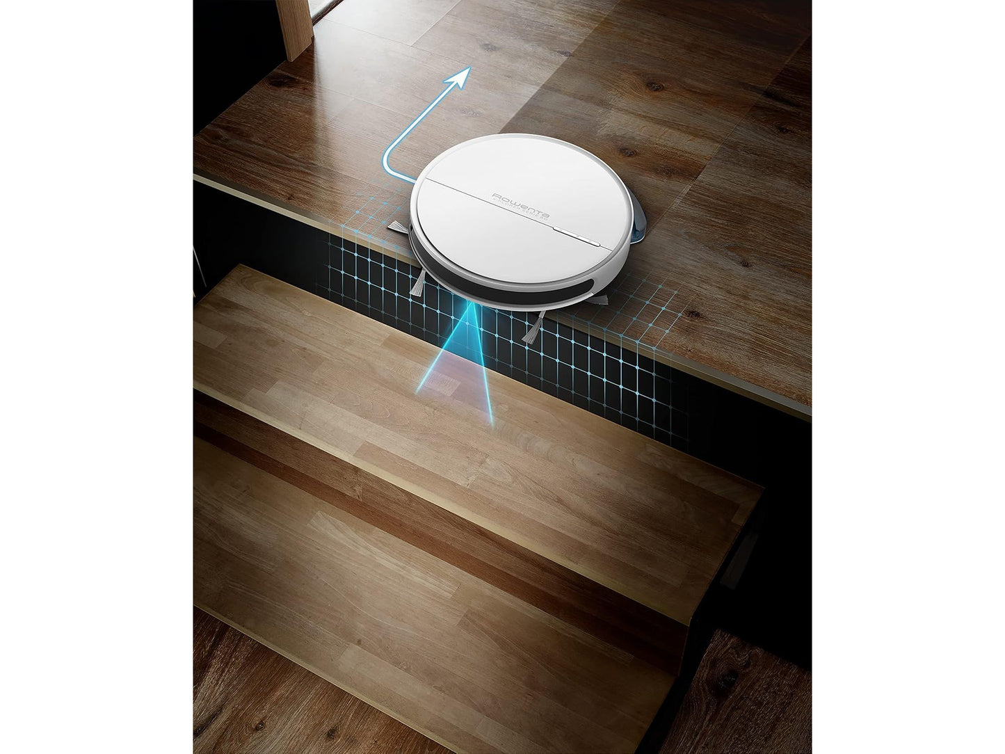 Aspirateur robot Rowenta X-Plorer Series 60 RR7437 – 2-en-1 avec fonction de lavage et navigation intelligente – Noir
