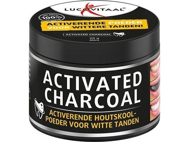 Lucovitaal Poudre de charbon actif - 3 x 50 grammes - Noir