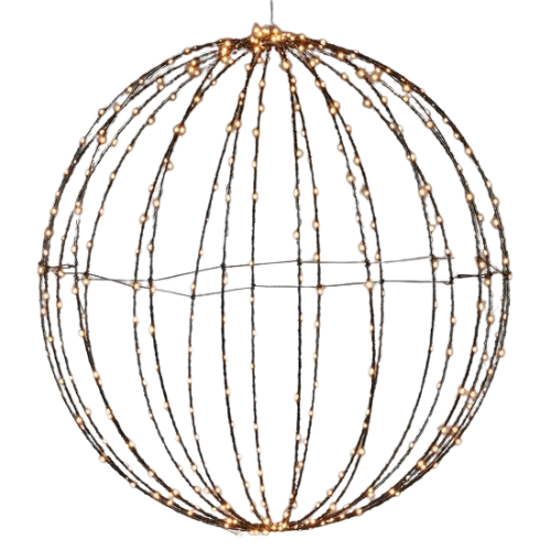 Décoration de Noël LED, Giftsome, Boule lumineuse Ø 60 CM, Lumières de Noël Intérieur et Extérieur