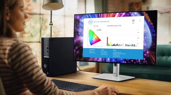 Écran Dell UltraSharp U2724D - QHD IPS noir - DCI-P3 98 % - Infinity Edge - 120 Hz - 27 pouces