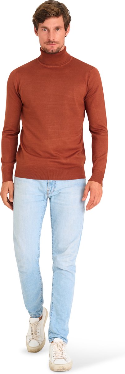 Pull à col roulé Mario Russo – XL – Picante
