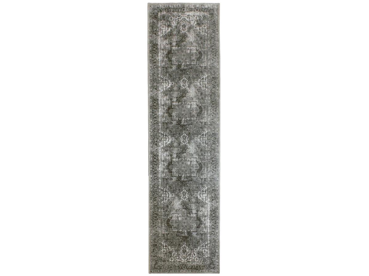 Tapis d'escalier Gabriella de Flair Rugs - Lavable - Monochrome - dimensions 80 x 300 cm