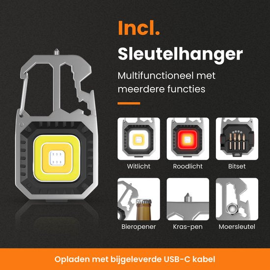 Lampe de poche LED rechargeable Veltrion - Accessoires gratuits - Lampe de poche militaire - 6 000 lumens - Batterie 26650 - 5 modes - Fonction batterie externe - Lampe de poche à piles - Kit d'urgence