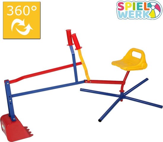 Spielwerk Excavateur avec pelleteuse flexible - rotative à 360