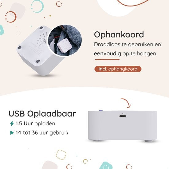 Numsy Original 3 White Noise Machine Baby - Appareil à bruit blanc