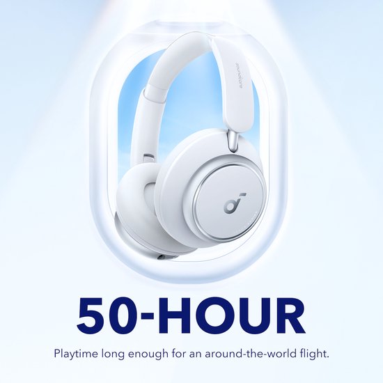 Anker Soundcore Q45 - Casque sans fil à réduction de bruit - Blanc