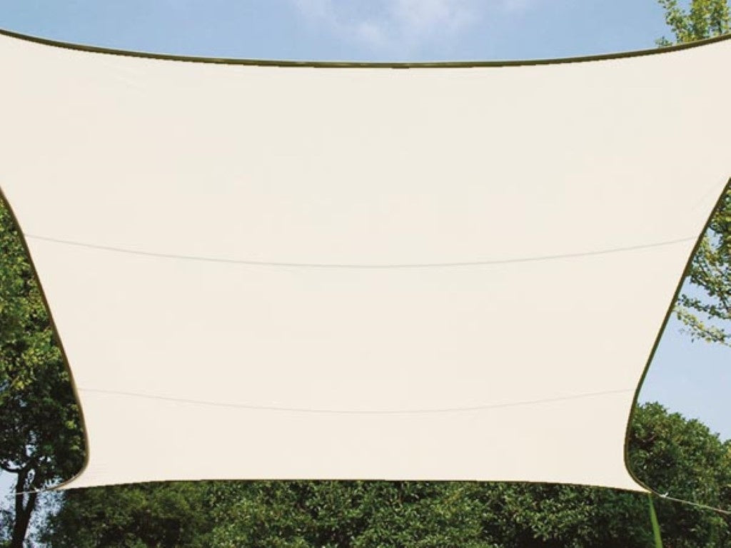 Voile solaire - Rectangle - 2 X 3 M - Couleur : Crème