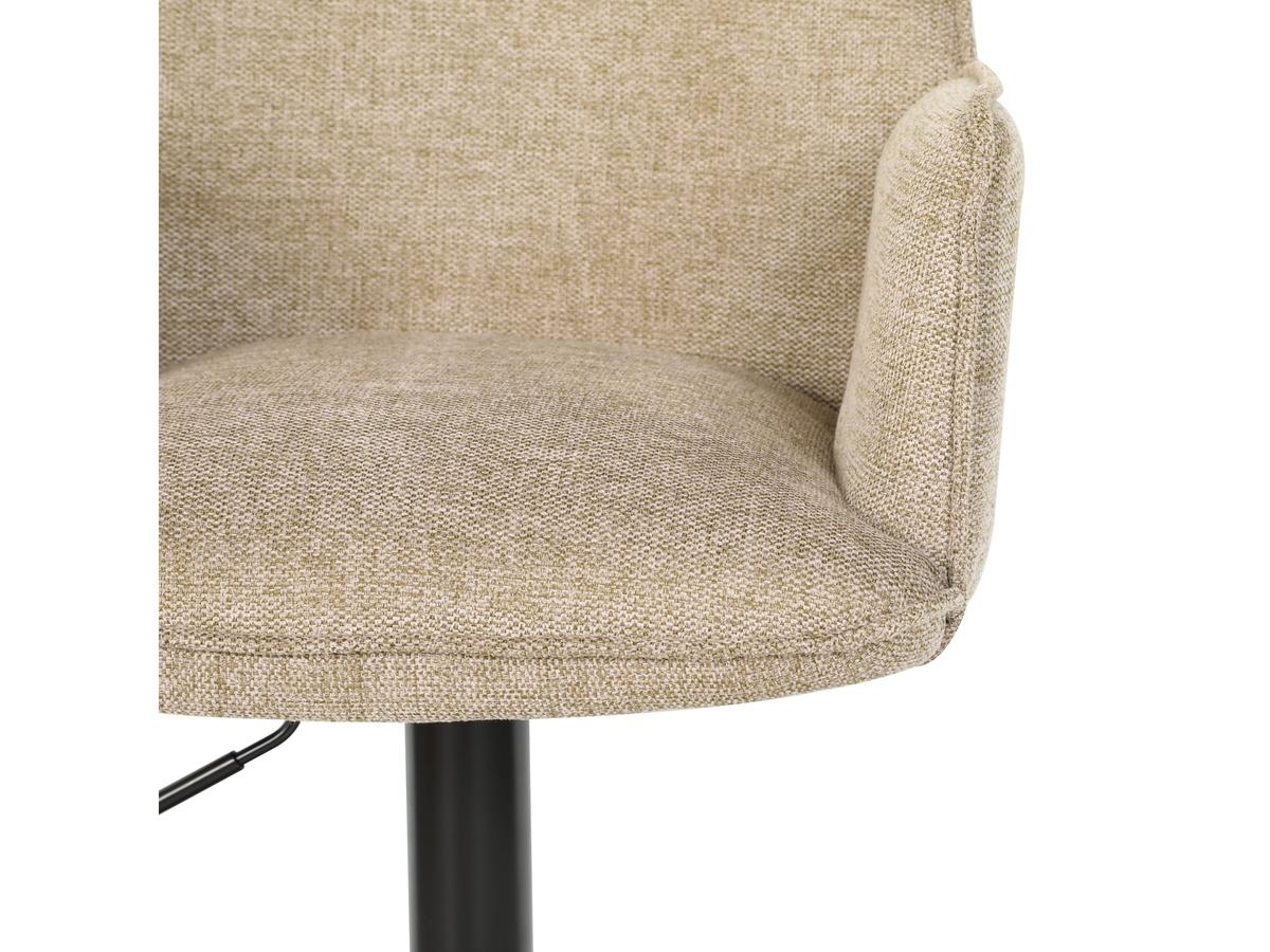 Tabouret de bar Jill Velvet - Lot de deux - Taupe - 2 pièces
