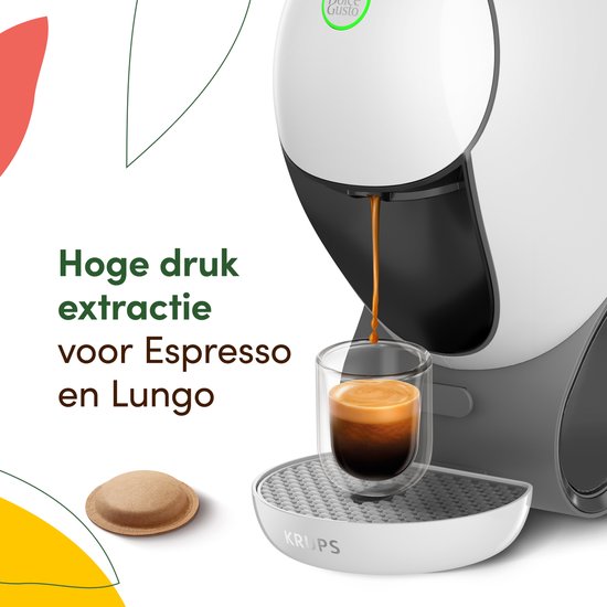 Krups NESCAFÉ Dolce Gusto NEO YY5677 - Machine à café Caffè - Blanche - Spécialement conçue pour les amateurs de café noir