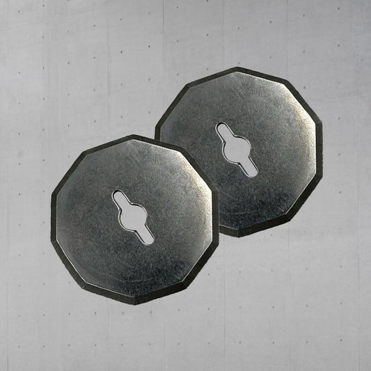 Lames de rechange Hammersmith SharpSpin - Lot de 2 - À changement rapide - Compatibles avec la découpeuse universelle sans fil