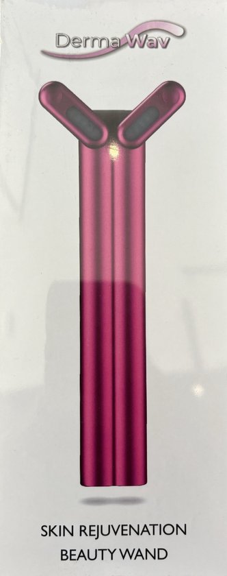 Appareil de beauté 4-en-1 DermaWav - soin de beauté professionnel - chaleur thérapeutique, thérapie par LED rouge, micro-courant et vibrations sonores - un coup de fraîcheur pour votre peau