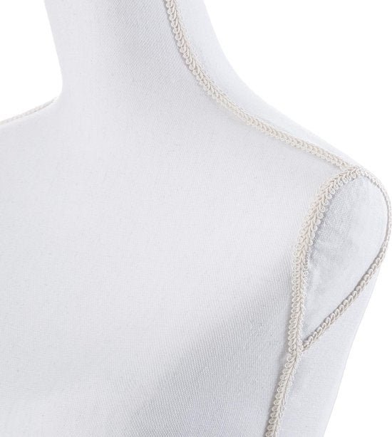 tectake® - mannequin - buste de femme - blanc - hauteur réglable - 402566