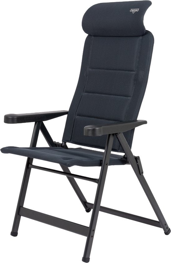 Crespo - Chaise de plage - L - AP/240 - Air-Deluxe - Compact - Gris - Modèle 2025