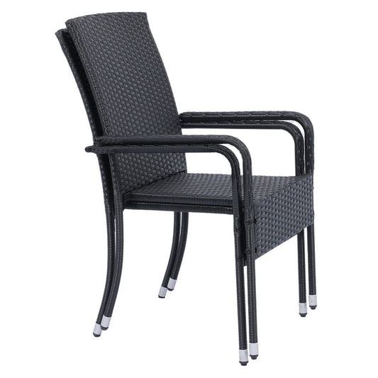 Chaises de jardin en polyrotan Yoro