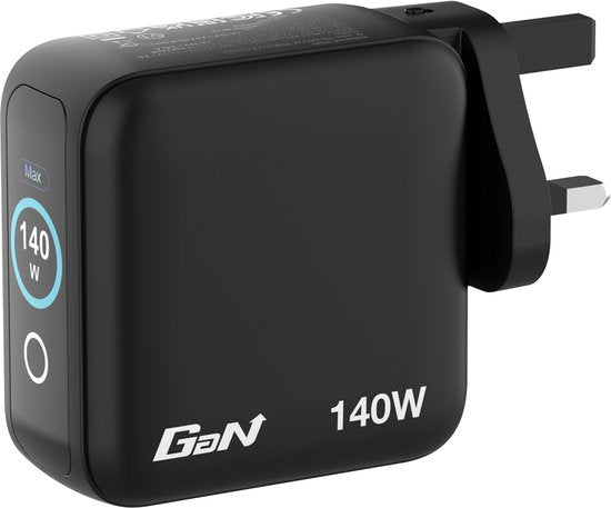 Chargeur Verbatim Mini GaN 140 W avec écran