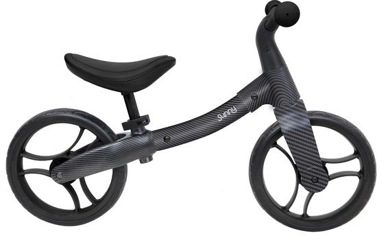 Sunny Balance Bike 3000 - Vélo d'équilibre en métal - À partir de 2 ans - Selle réglable - Aspect fibre de carbone