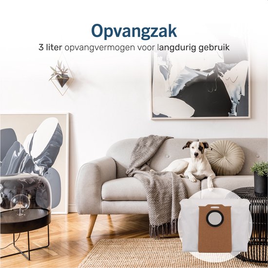 Skoov Robot accessoires aspirateur 2000PA - Convient à l'aspirateur Skoov Ecopulse - 1x filtre HEPA - 1x serpillière - 1x brosse latérale - 1x sac de collecte