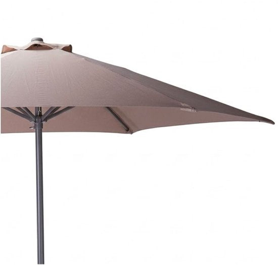 Parasol Koopman - Parasol de jardin - Taupe - Aluminium - 230 x 225 cm