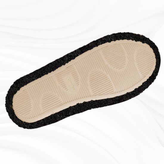 Chaussons Dames - Chaussons - Taille 42/43 - Noir - Antidérapant - Comfeet