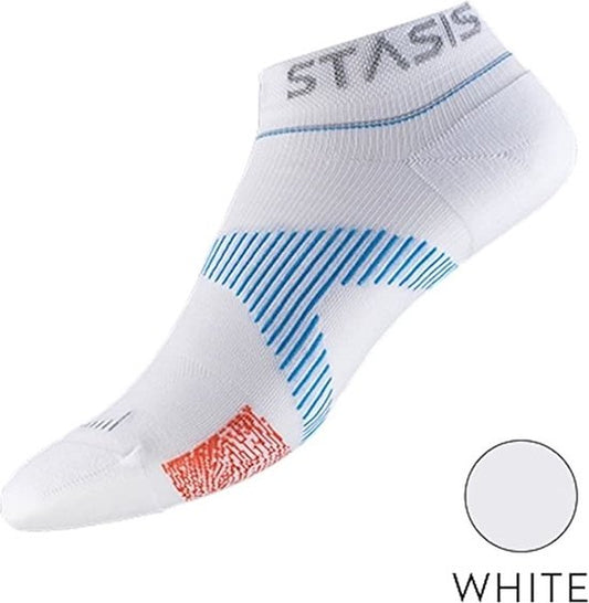 NeuroSocks Athletic NoShow blanc L (43-46) - Chaussettes - bien-être - Au travail, pendant le sport et les loisirs - Motif Neuro Tech « VOXX HPT Pattern »