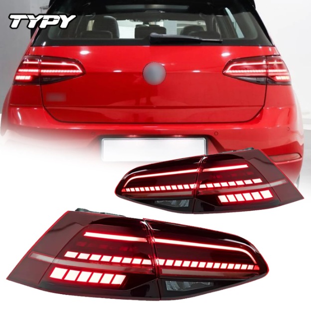 Kit de feux arrière LED TYPY pour VW Golf MK7 - Fumés - 2013-2019