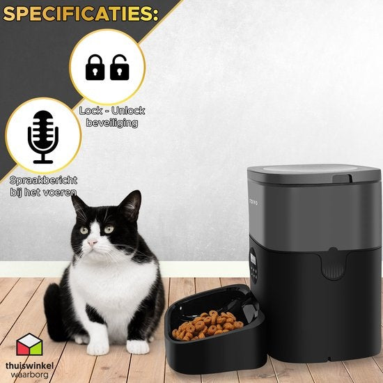 Distributeur de nourritures pour Chats et Chiens - Toivo - Distributeur alimentaire - pour chiens et chats