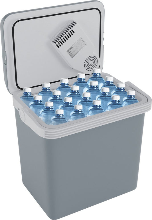 Glacière portative Auronic Electric - Froid ou Chaud - 25L - 12V et 240V - Gris