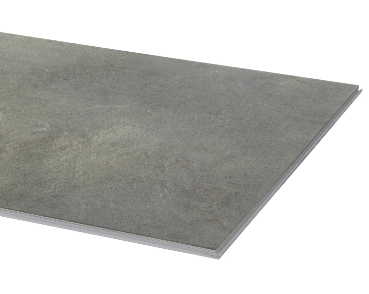 Sol stratifié Click PVC CanDo de Luxe, aspect pierre anthracite, 7,5 mm, avec sous-couche de 1,5 mm