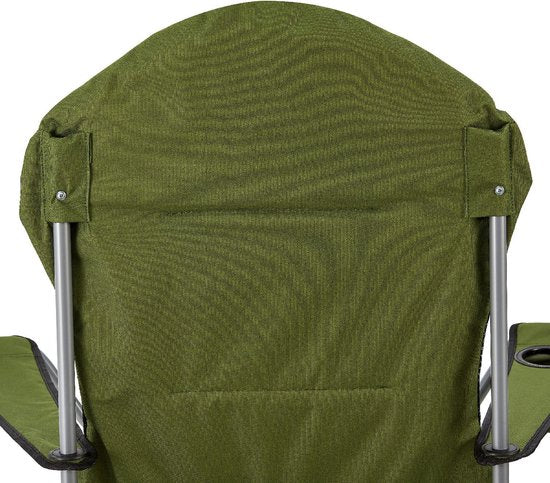 Chaise de camping / Chaise pliante Lido - Vert - Sac de rangement inclus