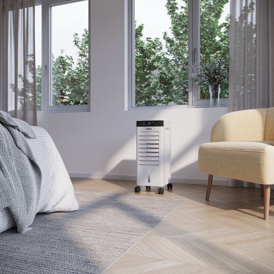 Tristar - Refroidisseur d'air – Portable – Réservoir d'eau de 7 L – Télécommande – 3 modes – Minuterie - AT-5457
