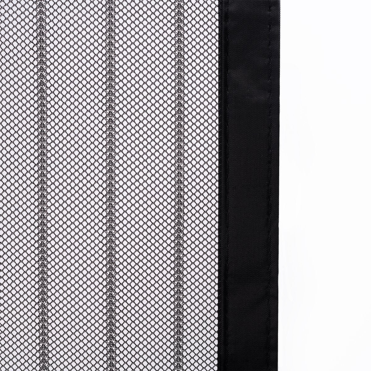 O'DADDY Deurgordijn Deluxe FIBER - Magnetisch Vliegengordijn - Voor Nieuwbouw en Standaard Deuren - Eenvoudige Installatie - Zwarte Hor - 184x230 cm