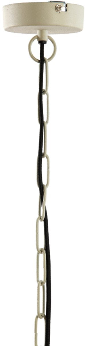 Light & Living Lampe suspendue Bahoto 60cm - Crème mate - Ø60 x H23 cm